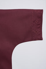 Patawali Baby Girls Baju Kurung - Burgundy Red