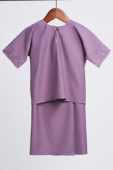 Patawali Baby Girls Baju Kurung - Dusty Lilac