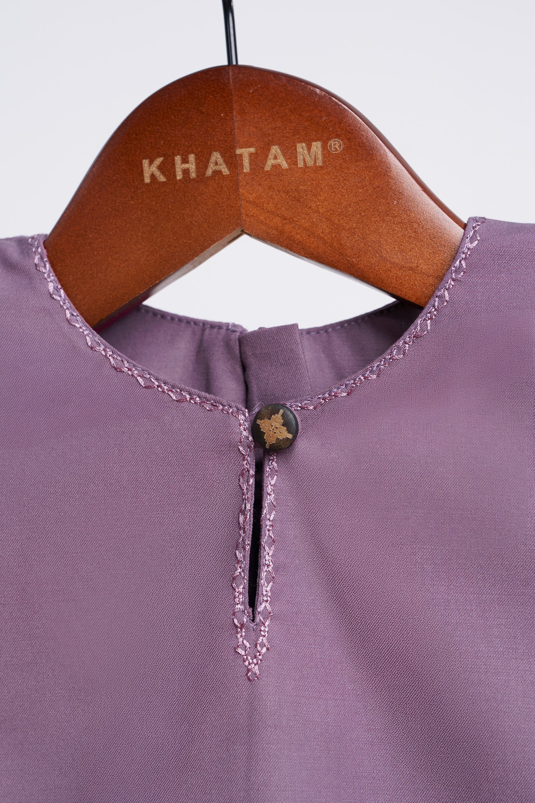 Patawali Baby Girls Baju Kurung - Dusty Lilac