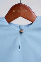 Patawali Baby Girls Baju Kurung - Light Blue