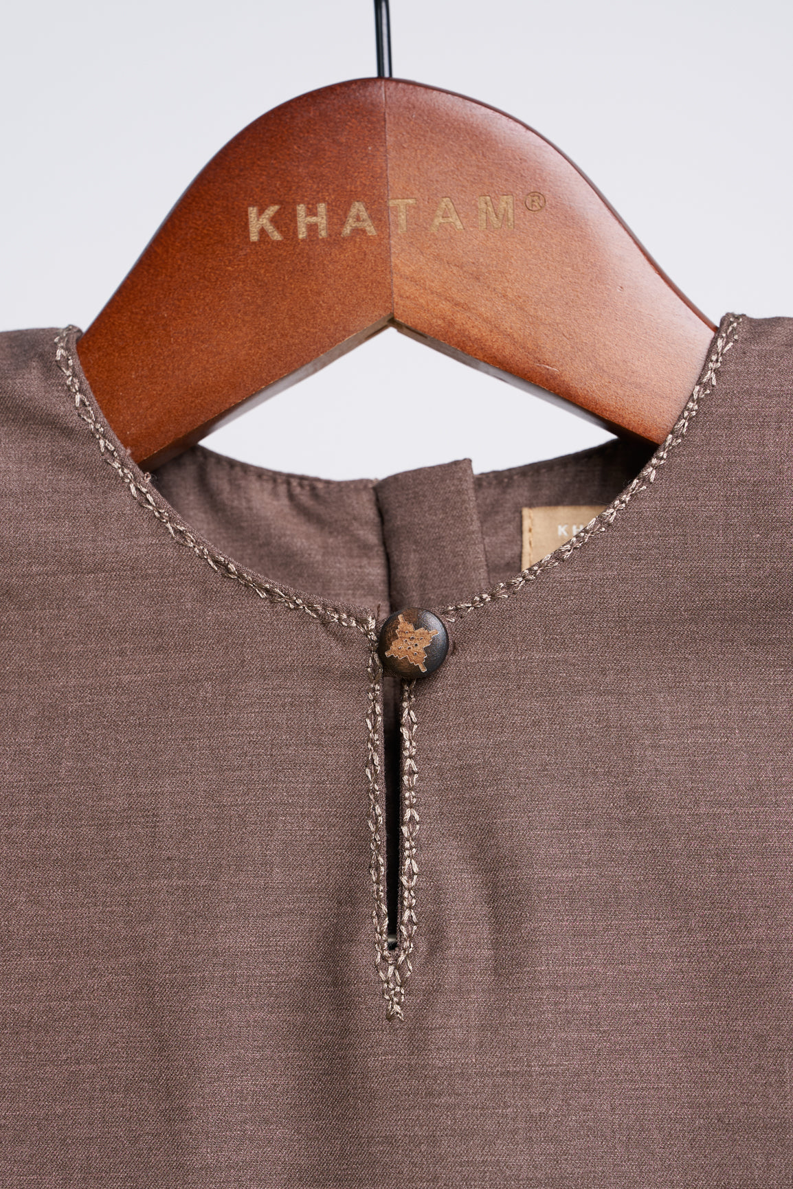 Patawali Baby Girls Baju Kurung - Espresso