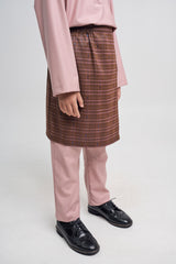 Patawali Boys Baju Melayu Cekak Musang - Soft Pink