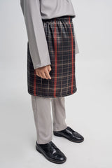 Patawali Boys Baju Melayu Cekak Musang - Ash Grey