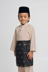 Patawali Boys Baju Melayu Cekak Musang - Beige