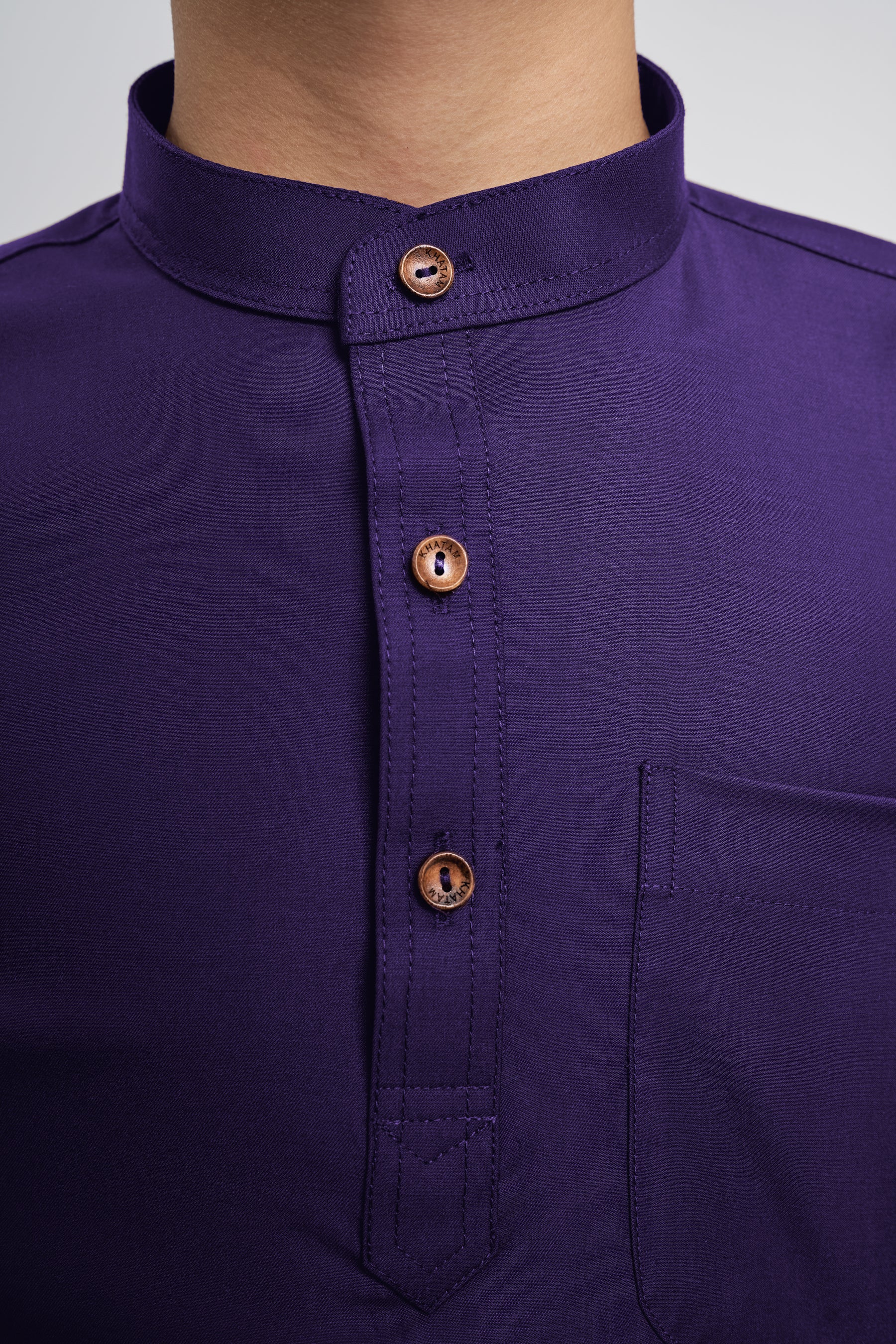 Patawali Boys Baju Melayu Cekak Musang - Dark Indigo