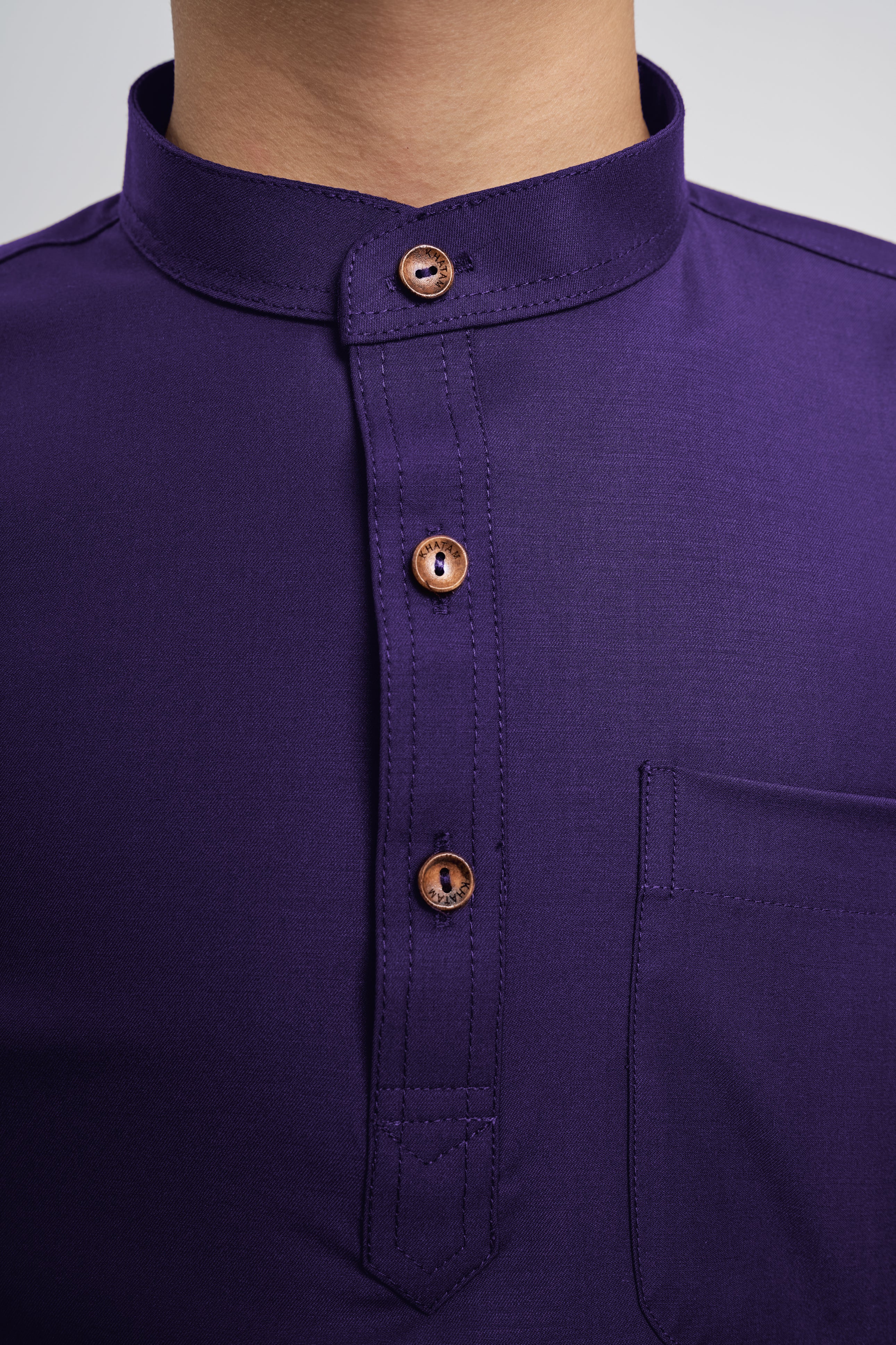 Patawali Boys Baju Melayu Cekak Musang - Dark Indigo