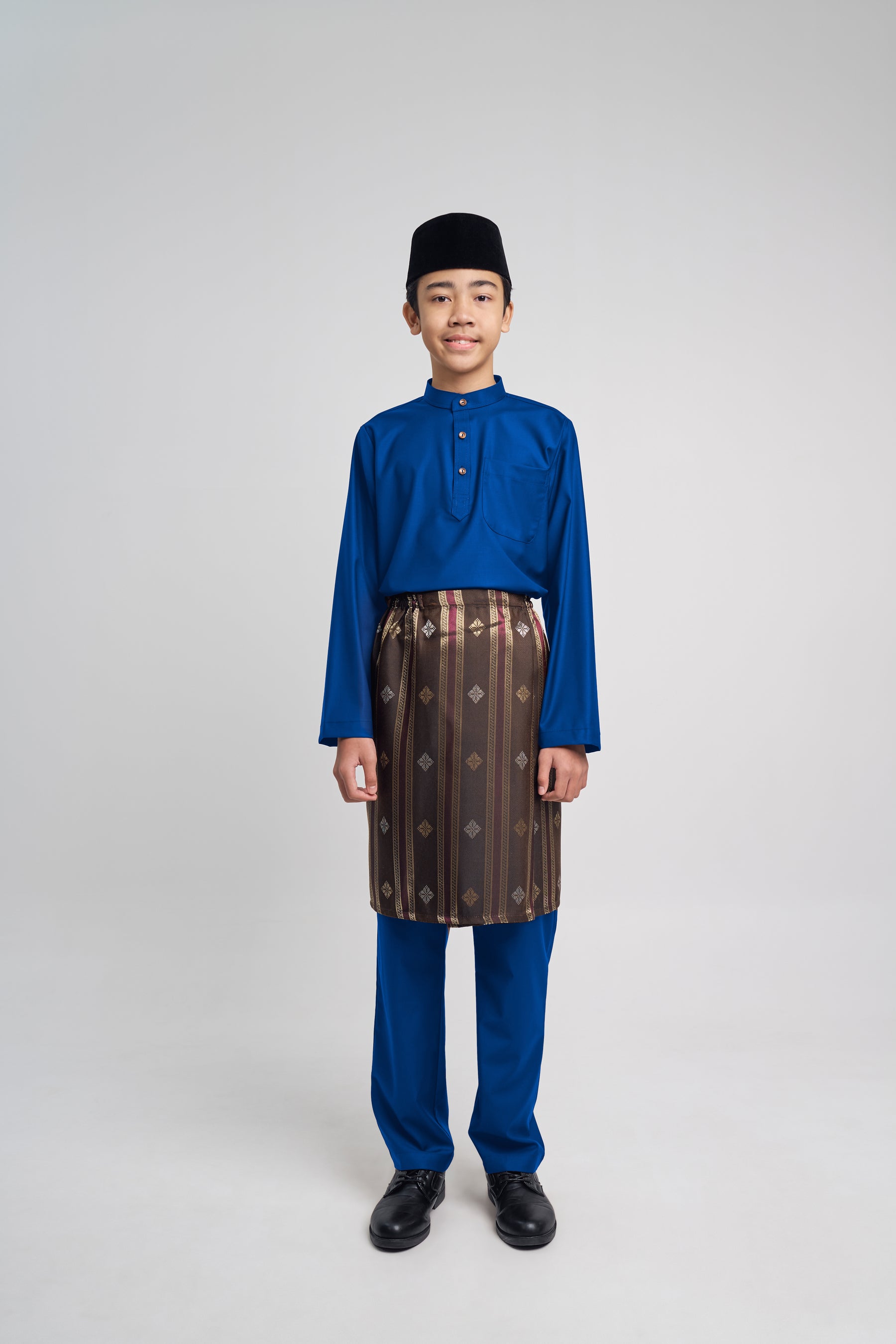 Patawali Boys Baju Melayu Cekak Musang - Royal Blue