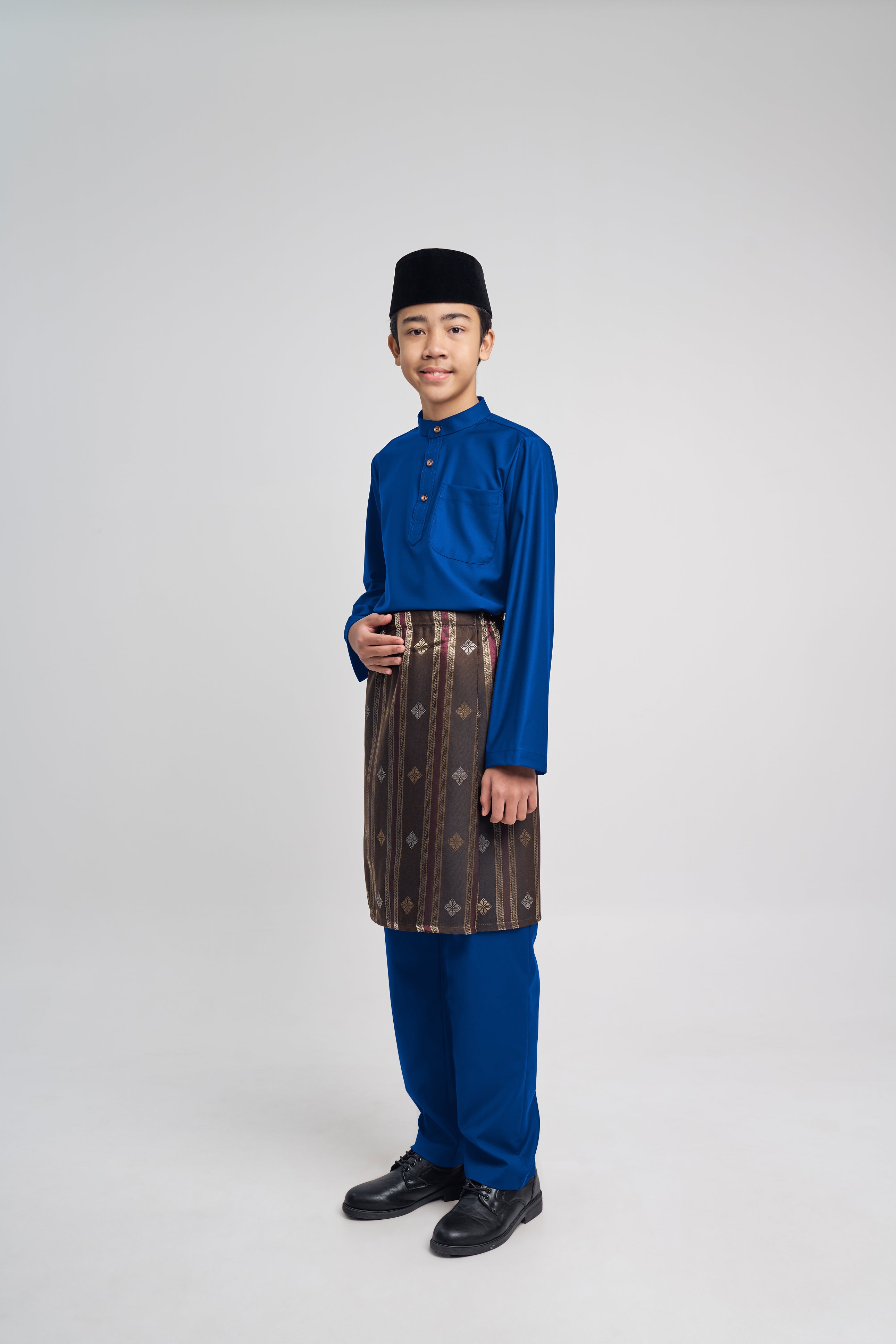 Patawali Boys Baju Melayu Cekak Musang - Royal Blue