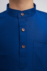 Patawali Boys Baju Melayu Cekak Musang - Royal Blue