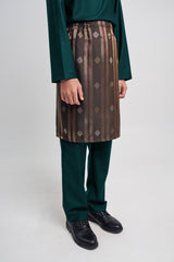 Patawali Boys Baju Melayu Cekak Musang - Deep Green