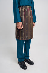Patawali Boys Baju Melayu Cekak Musang - Deep Teal