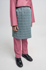 Patawali Boys Baju Melayu Cekak Musang - Pink Belacan