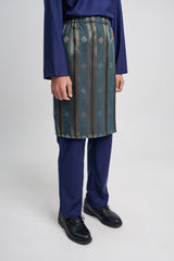 Patawali Boys Baju Melayu Cekak Musang - Dark Navy