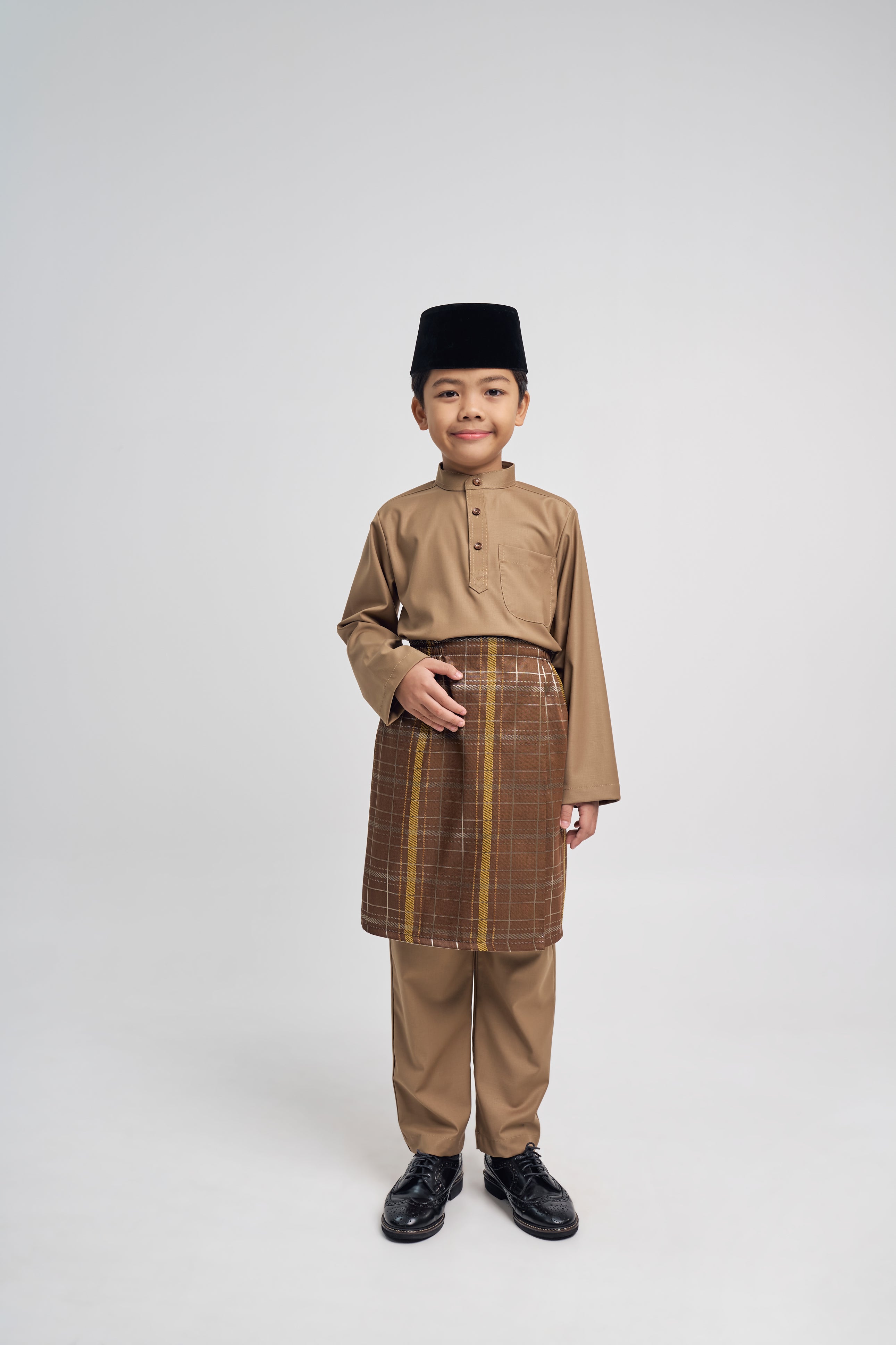 Patawali Boys Baju Melayu Cekak Musang - Hazel Brown