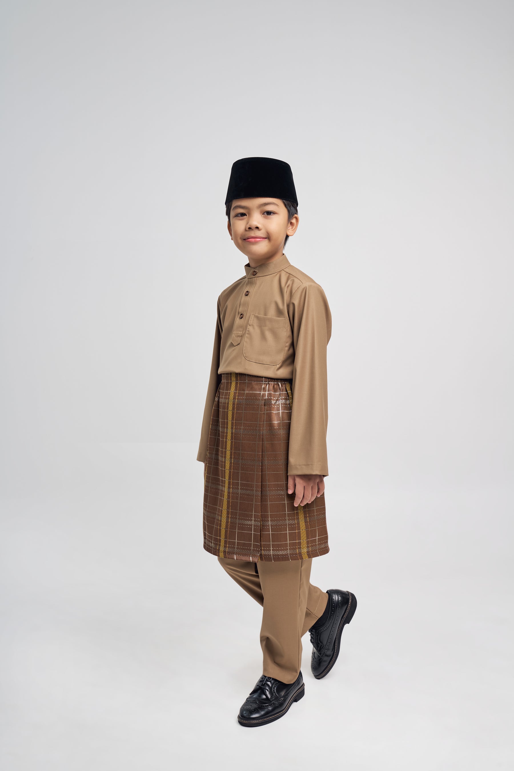Patawali Boys Baju Melayu Cekak Musang - Hazel Brown