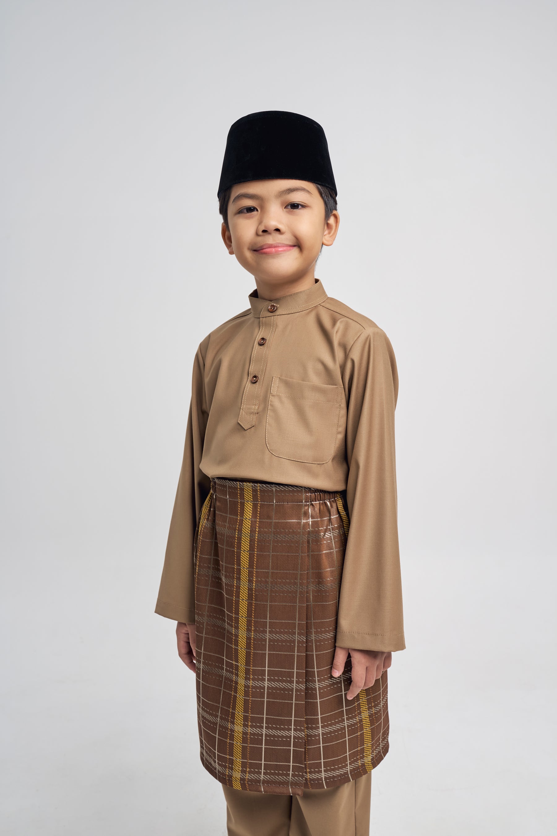Patawali Boys Baju Melayu Cekak Musang - Hazel Brown