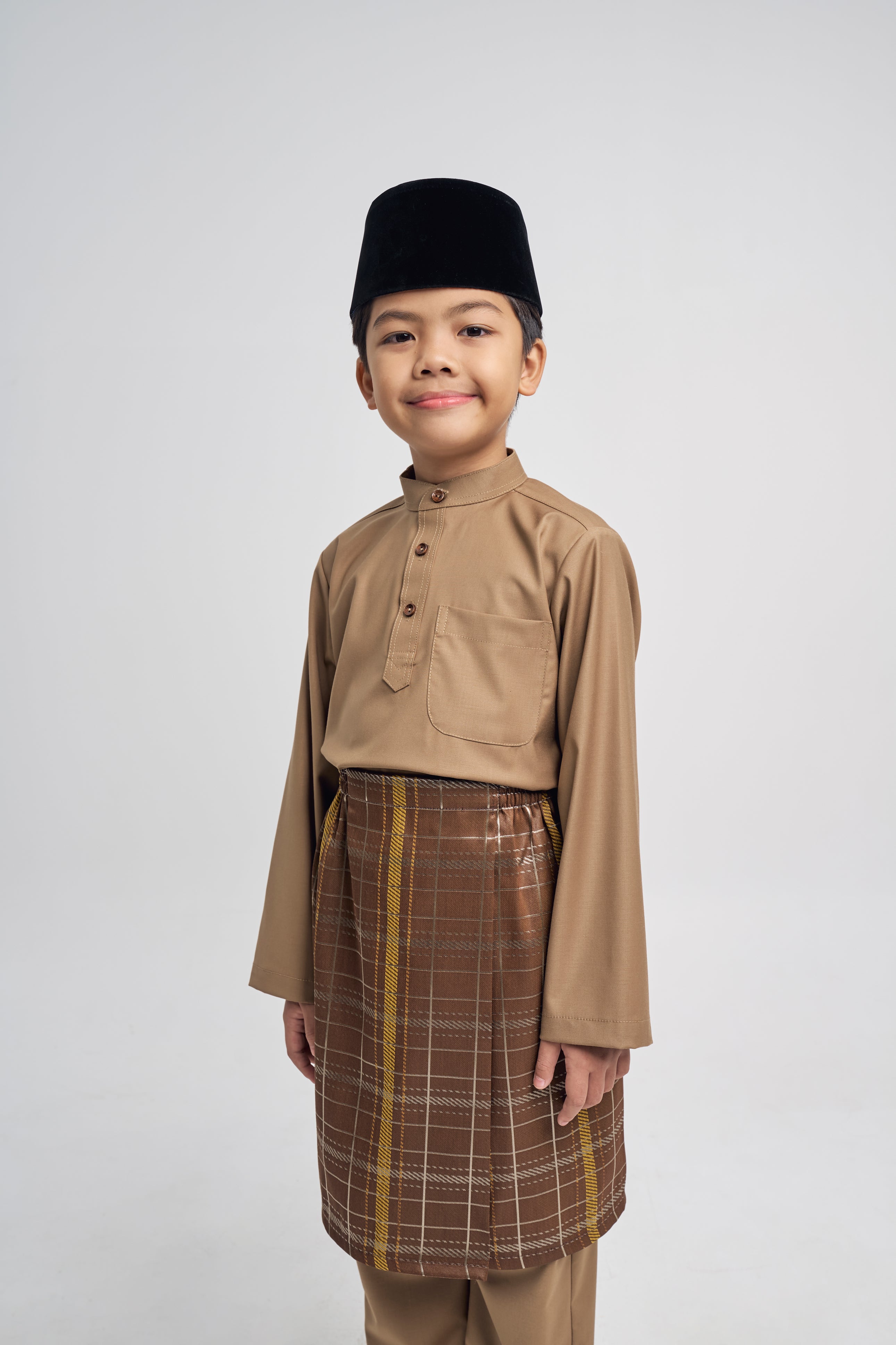 Patawali Boys Baju Melayu Cekak Musang - Hazel Brown