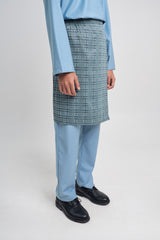 Patawali Boys Baju Melayu Cekak Musang - Light Blue