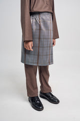 Patawali Boys Baju Melayu Cekak Musang - Espresso