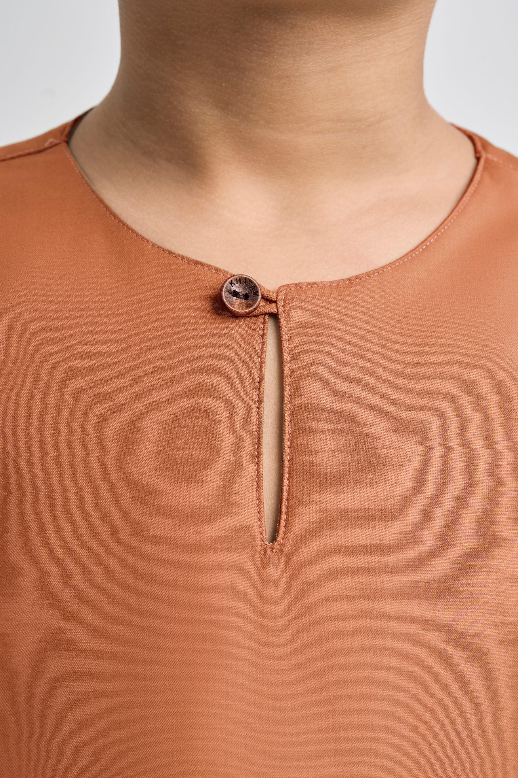 Patawali Boys Baju Melayu Teluk Belanga - Apricot