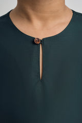 Patawali Boys Baju Melayu Teluk Belanga - Deep Green