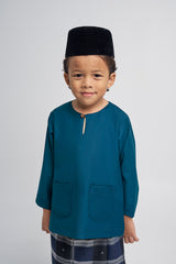 Patawali Boys Baju Melayu Teluk Belanga - Deep Teal