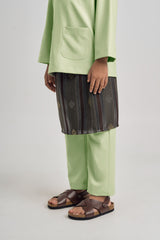 Patawali Boys Baju Melayu Teluk Belanga - Honeydew