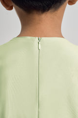 Patawali Boys Baju Melayu Teluk Belanga - Honeydew