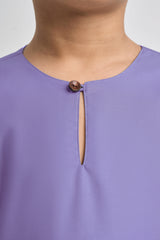 Patawali Boys Baju Melayu Teluk Belanga - Purple Yam