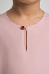 Patawali Boys Baju Melayu Teluk Belanga - Soft Pink
