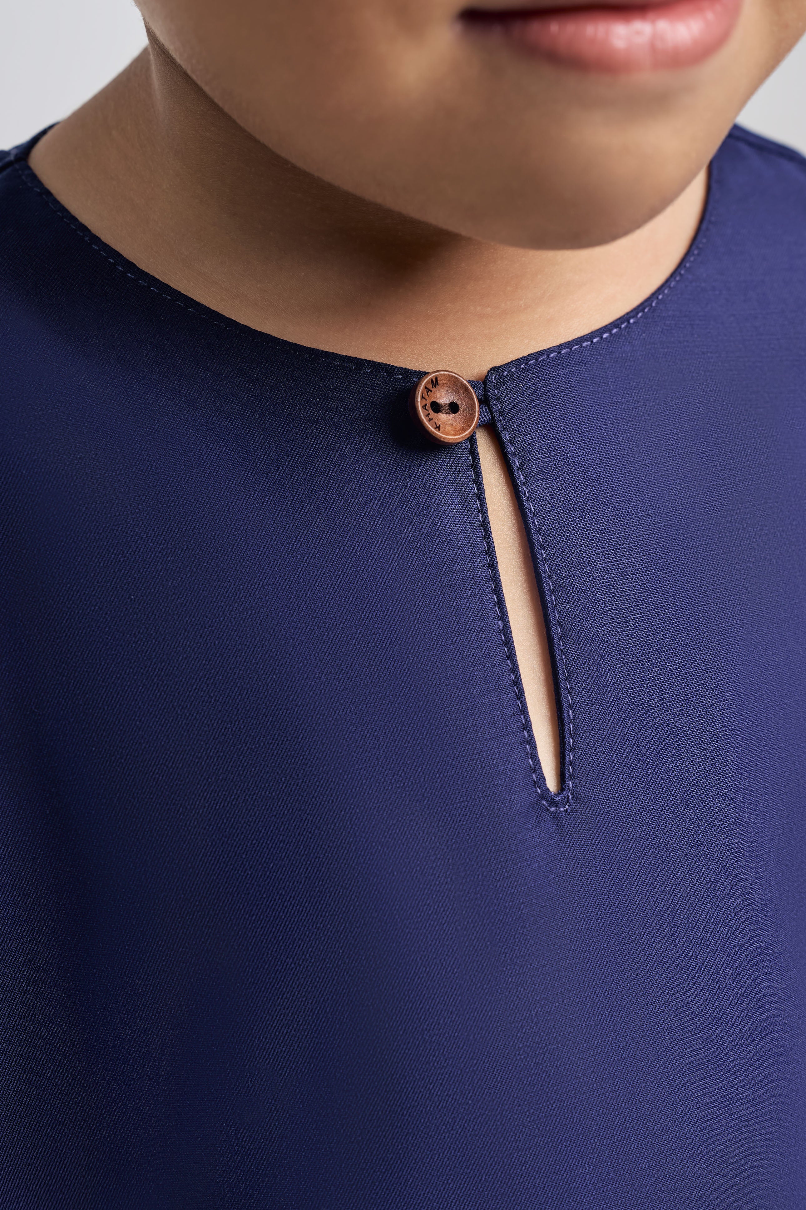 Patawali Boys Baju Melayu Teluk Belanga - Dark Navy