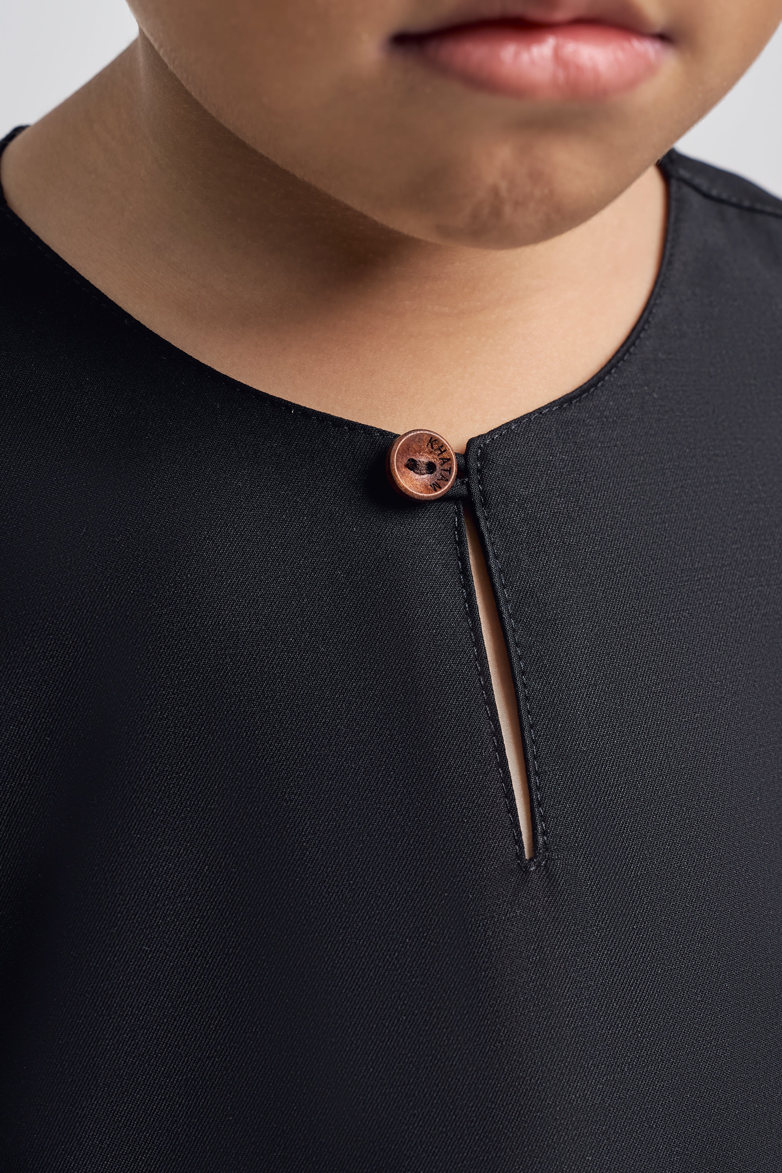 Patawali Boys Baju Melayu Teluk Belanga - Opal Black