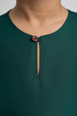 Patawali Boys Baju Melayu Teluk Belanga - Emerald Green