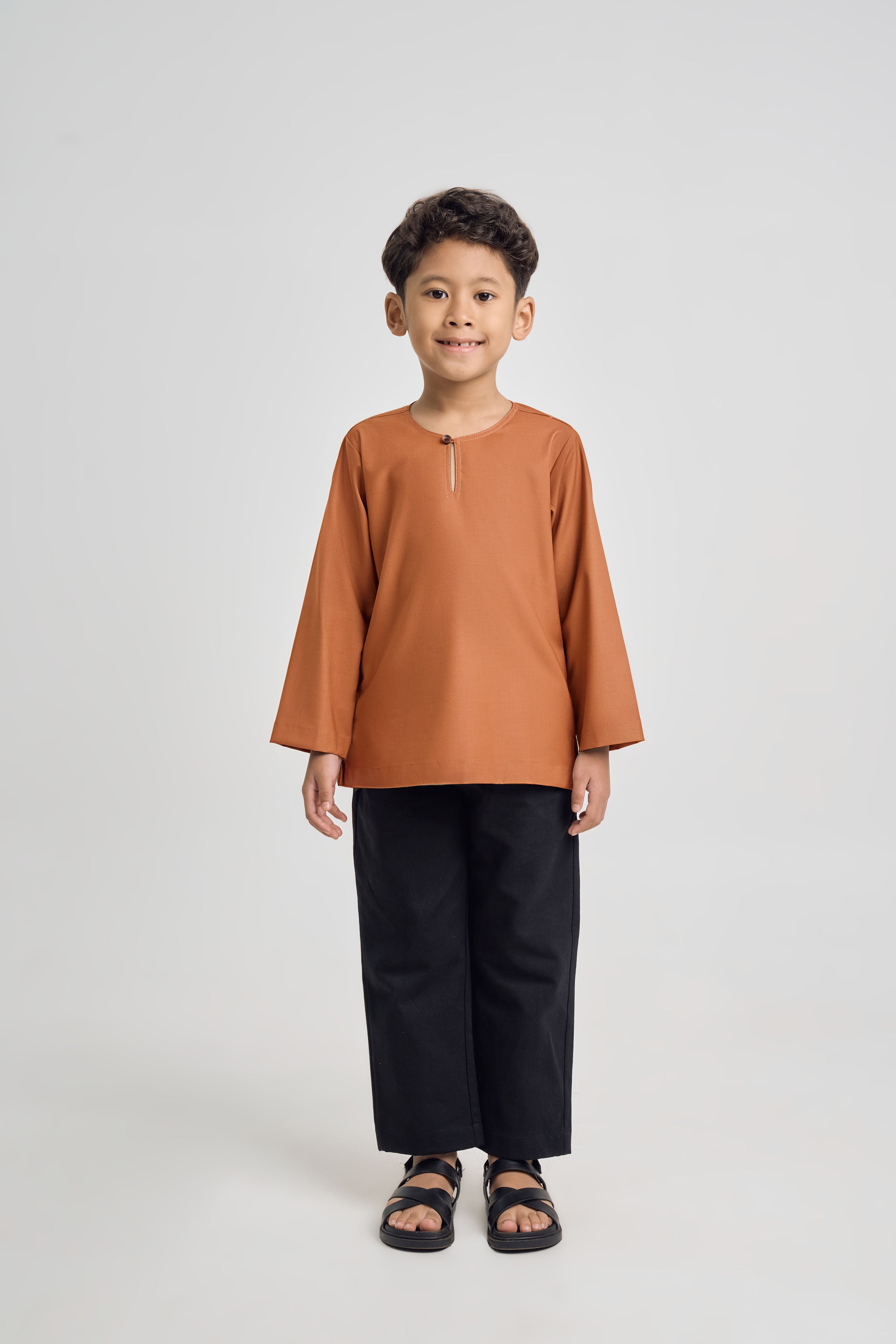 Patawali Boys Top - Apricot