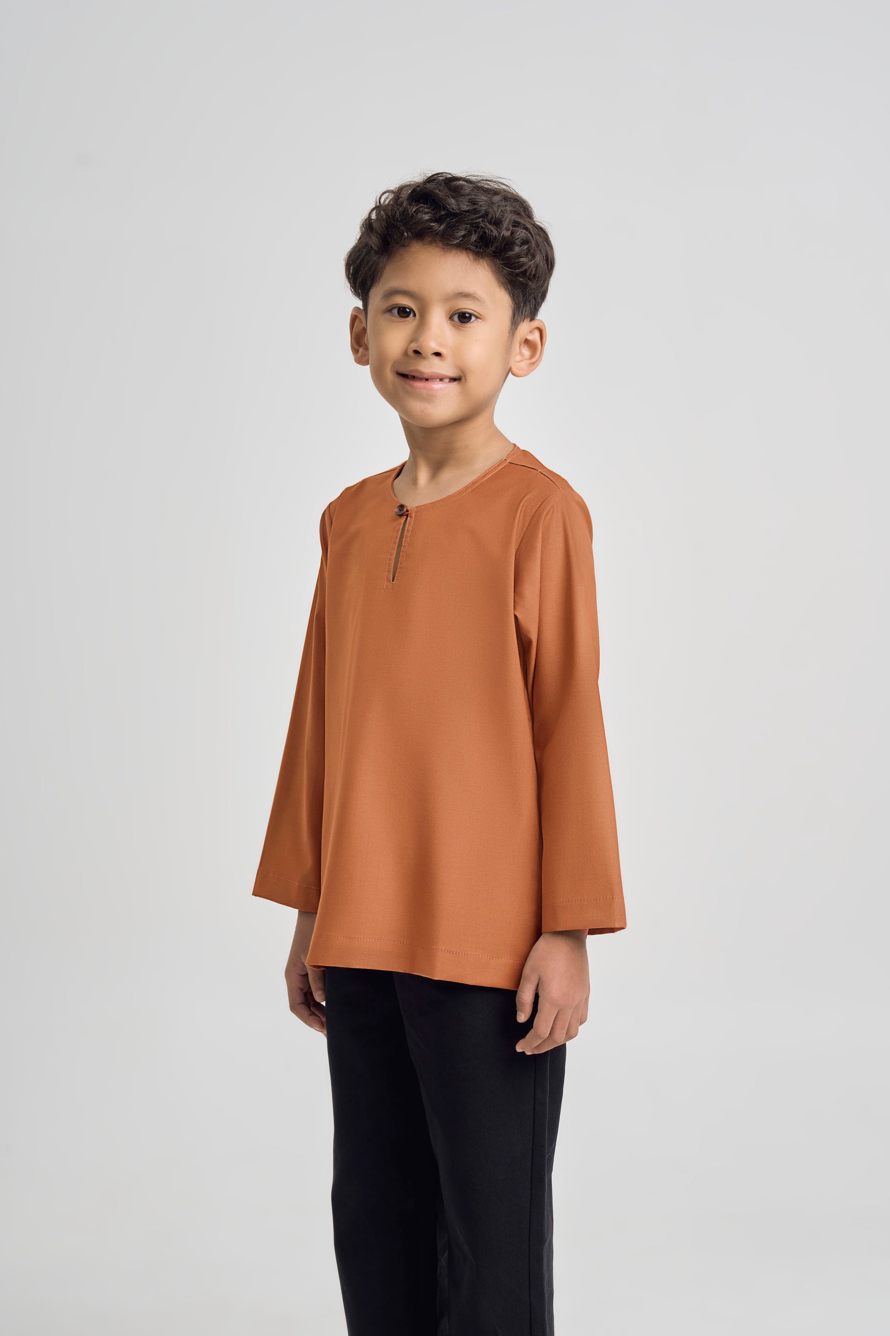 Patawali Boys Top - Apricot