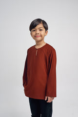 Patawali Boys Top - Bean Brown