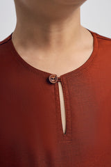Patawali Boys Top - Bean Brown