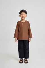 Patawali Boys Top - Coffee Brown