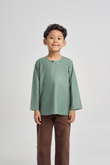 Patawali Boys Top - Grass Green