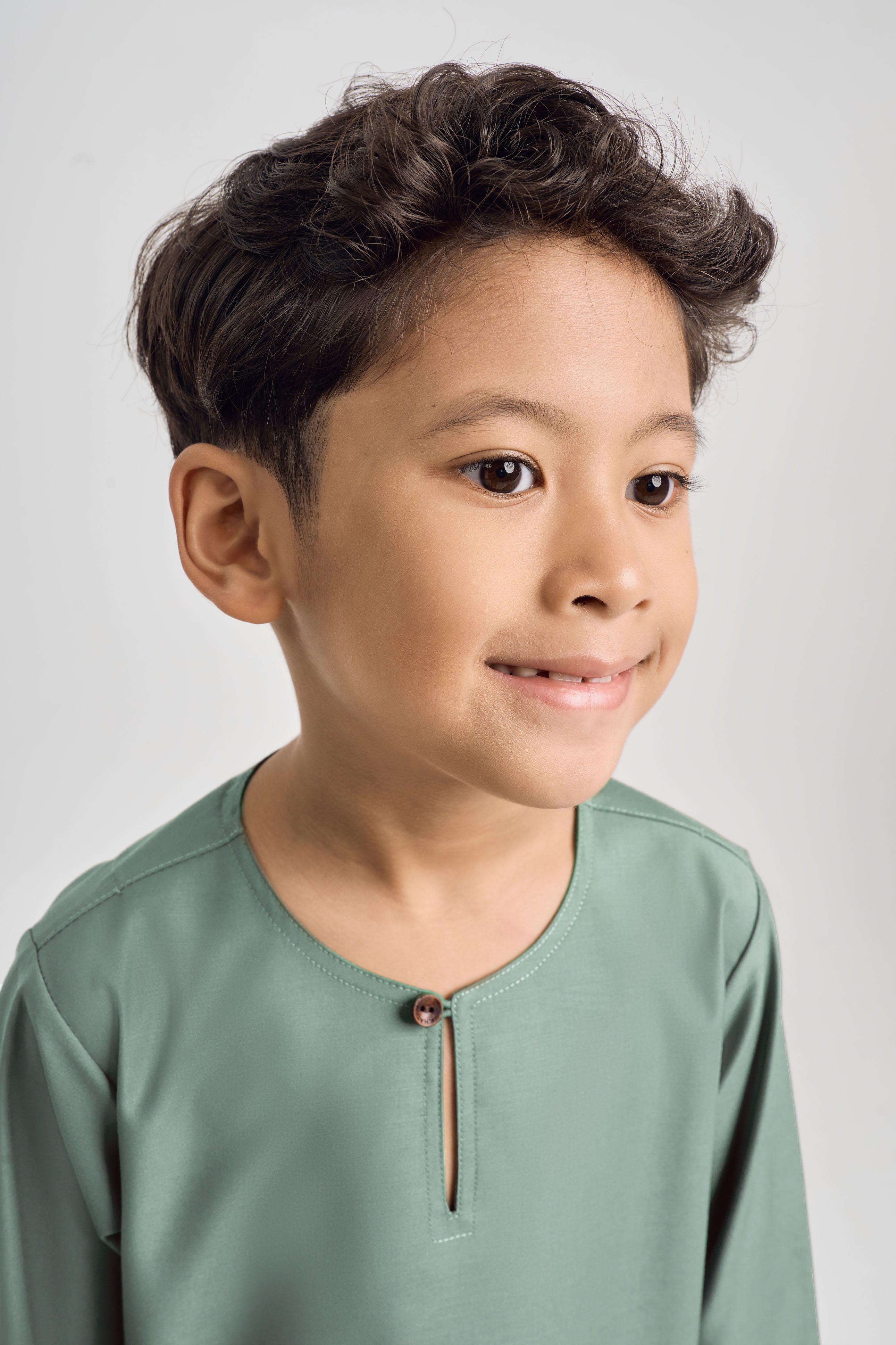 Patawali Boys Top - Grass Green