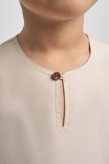 Patawali Boys Top - Light Khaki