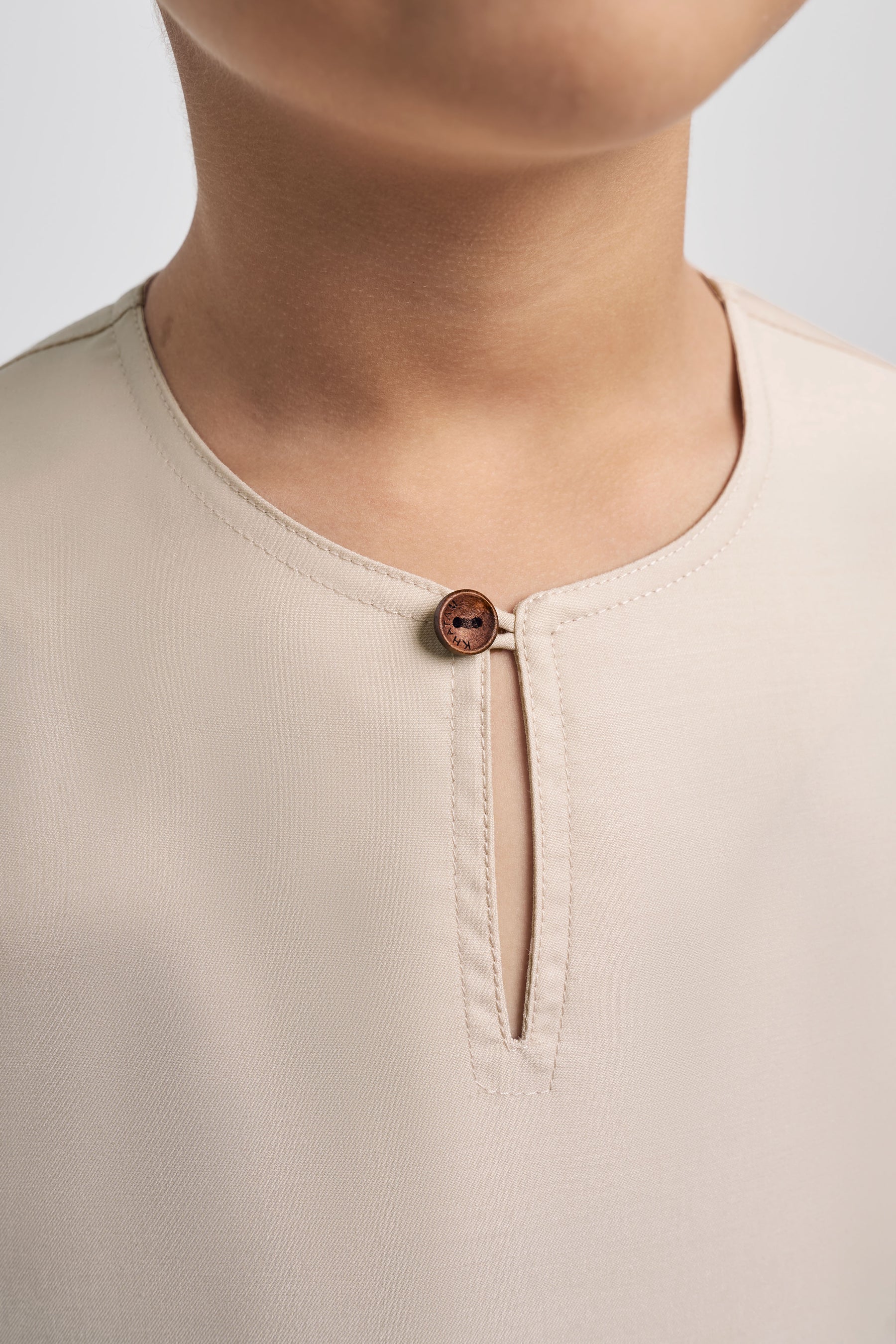 Patawali Boys Top - Light Khaki