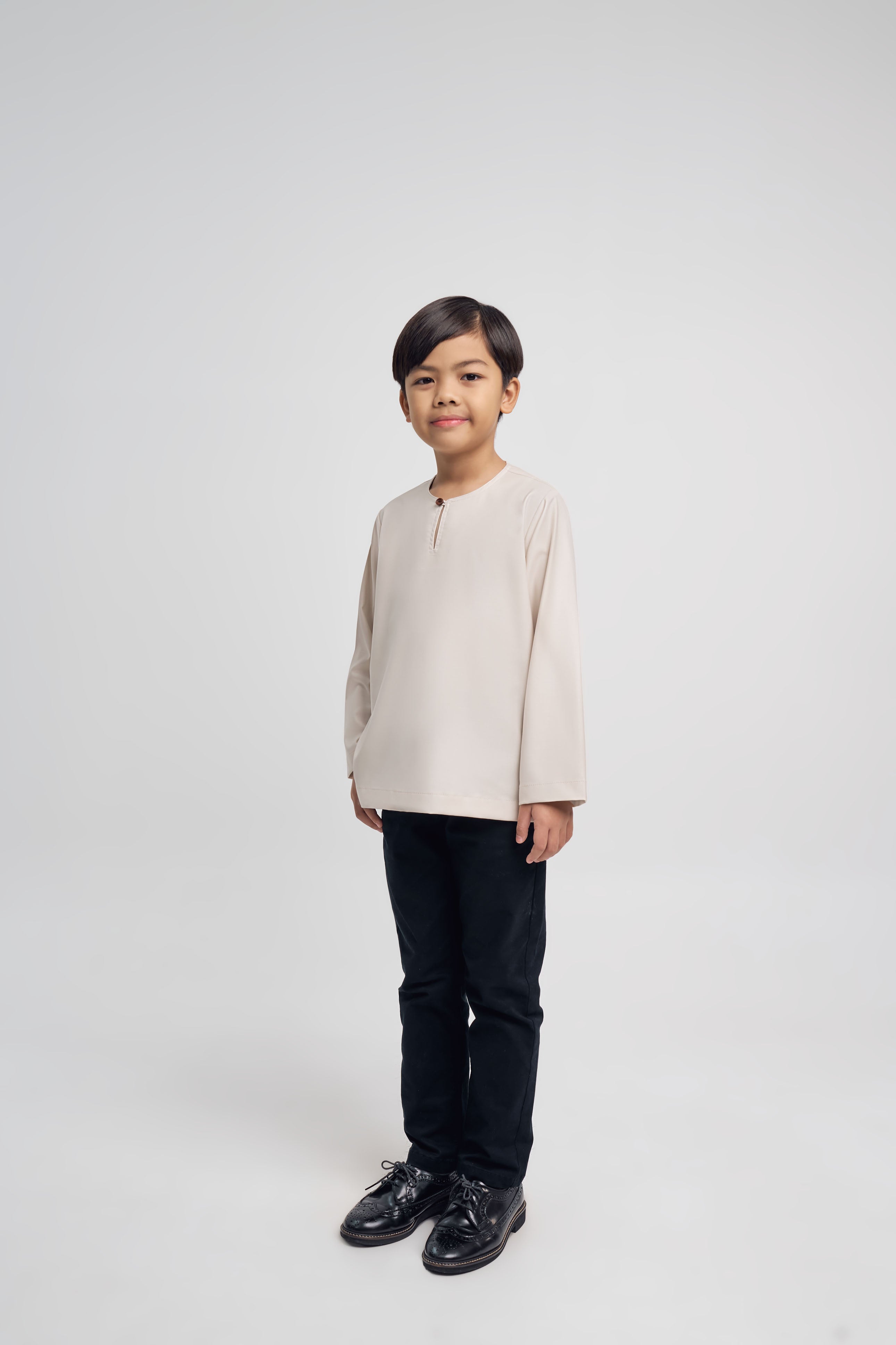Patawali Boys Top - Light Taupe