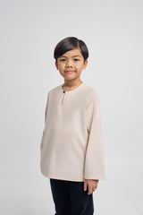 Patawali Boys Top - Light Taupe