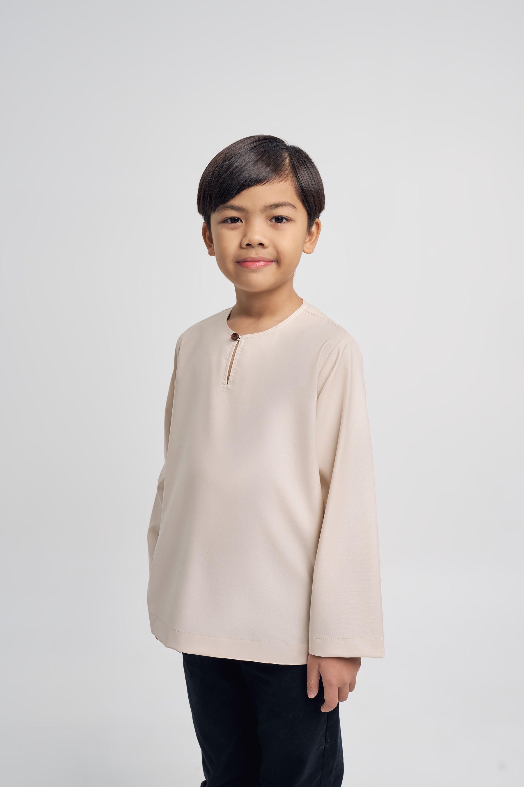 Patawali Boys Top - Light Taupe