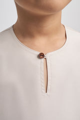 Patawali Boys Top - Light Taupe