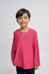 Patawali Boys Top - Rose Red