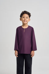 Patawali Boys Top - Dark Purple