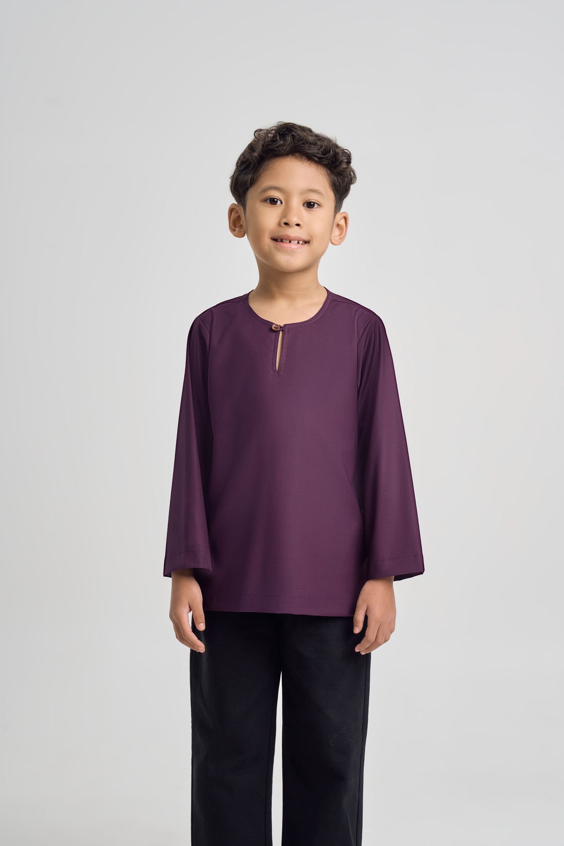 Patawali Boys Top - Dark Purple