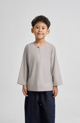 Patawali Boys Top - Ash Grey